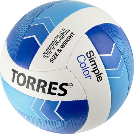 Купить Мяч волейбольный Torres Simple Color любительский р.5 в Зарайске 
